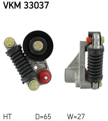 Rolo tensor da correia trapezoidal estriada SKF ref. VKM 33037